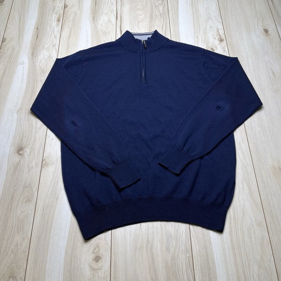 Peter Millar | Sweaters | Peter Millar 4 Zip Pullover Sweater Silk